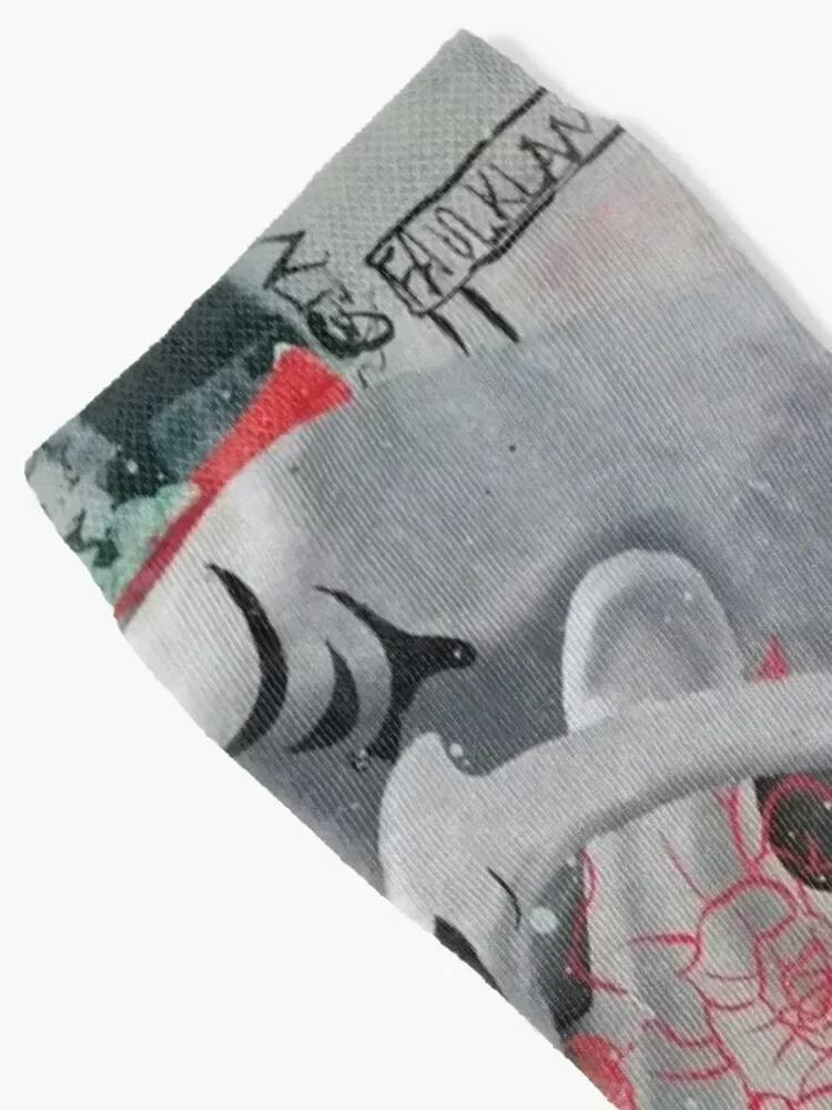 Deadly bones Socks football with print FASHION cycling Men's Socks Women's