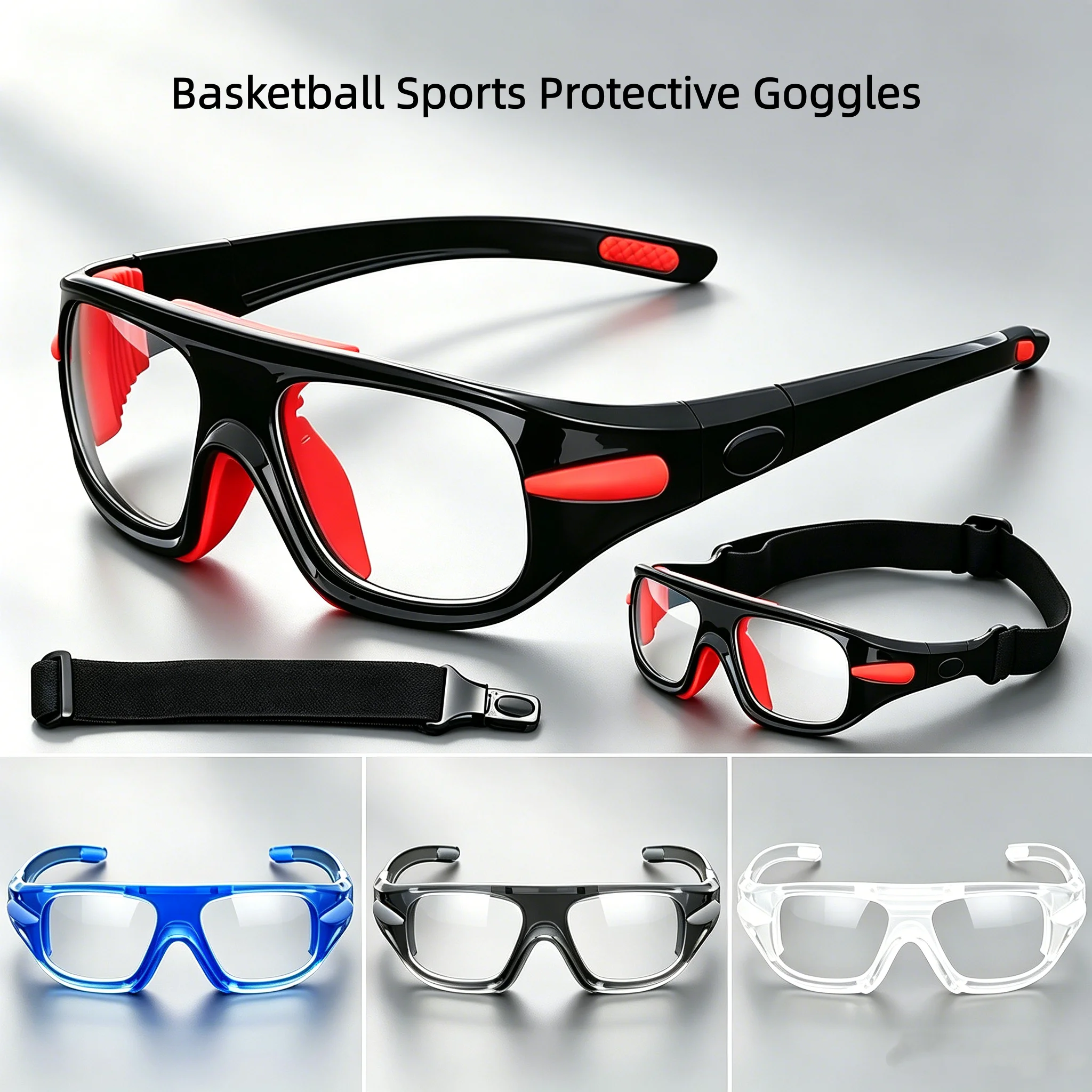 Outdoor Basketball Anti-Collision Durable Sports Goggles, Suitable for Various Activities, Cycling Protective Eyewear