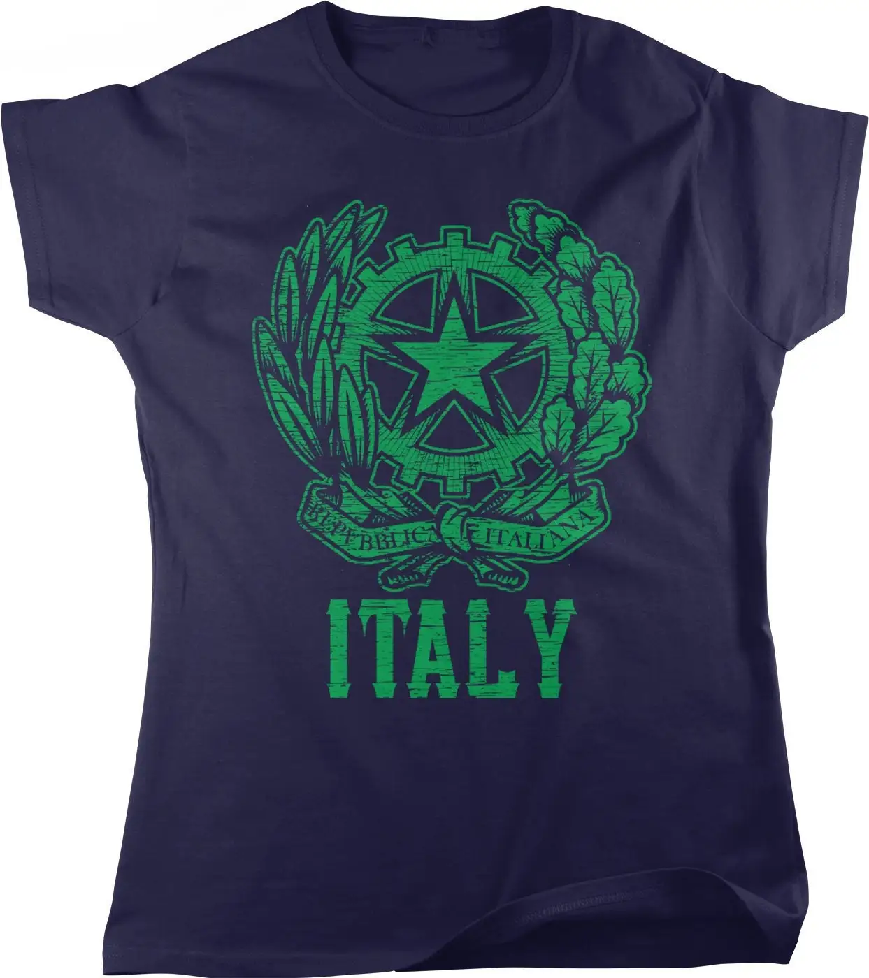 Italy Coat of Arms Stemma Repvbblica Italiana Stella d'Italia Women's T shirt HOOD_00224