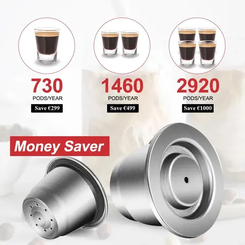 ICafilas Refillable Stainless Steel Coffee Capsule i Cafilas