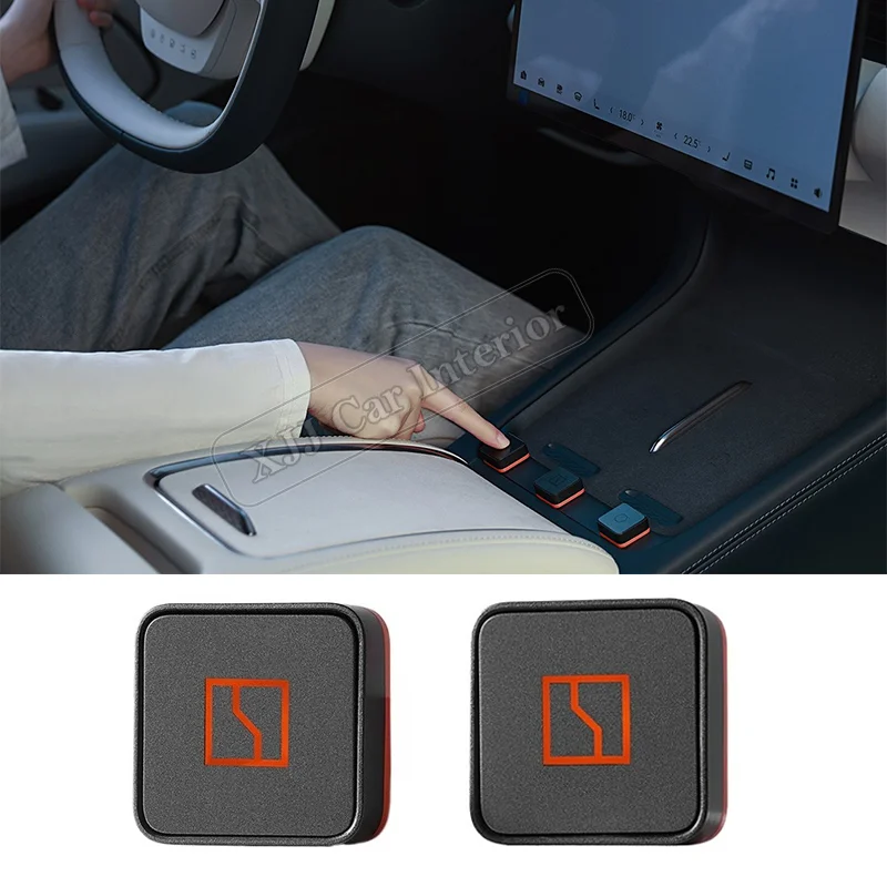 For GEELY Zeekr 001 007 009 X 7X 2021-2025 Car Accessories Start Smart Stickers Bluetooth Connectivity Wireless Control Button