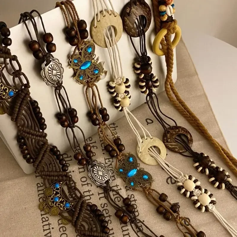 سلسلة خصر على شكل فراشة بوهيمية للنساء، حزام مجوهرات أنيق للجسم، إكسسوار أزياء Y2K لمطابقة الفساتين وملابس السباحة #1