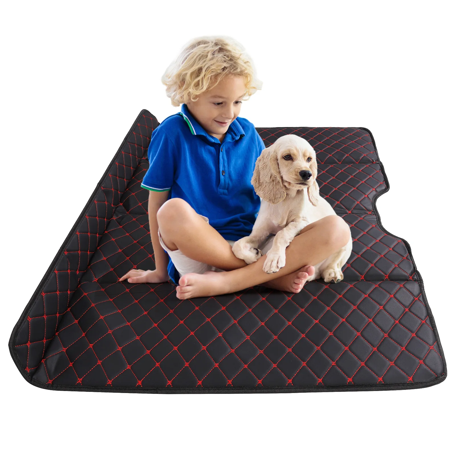 

Auto Camping Mattress Foldable Back Cushion 130x80cm Knee Pad Non-Inflatable Portable Travel Mattress for Car SUV Outdoor Travel