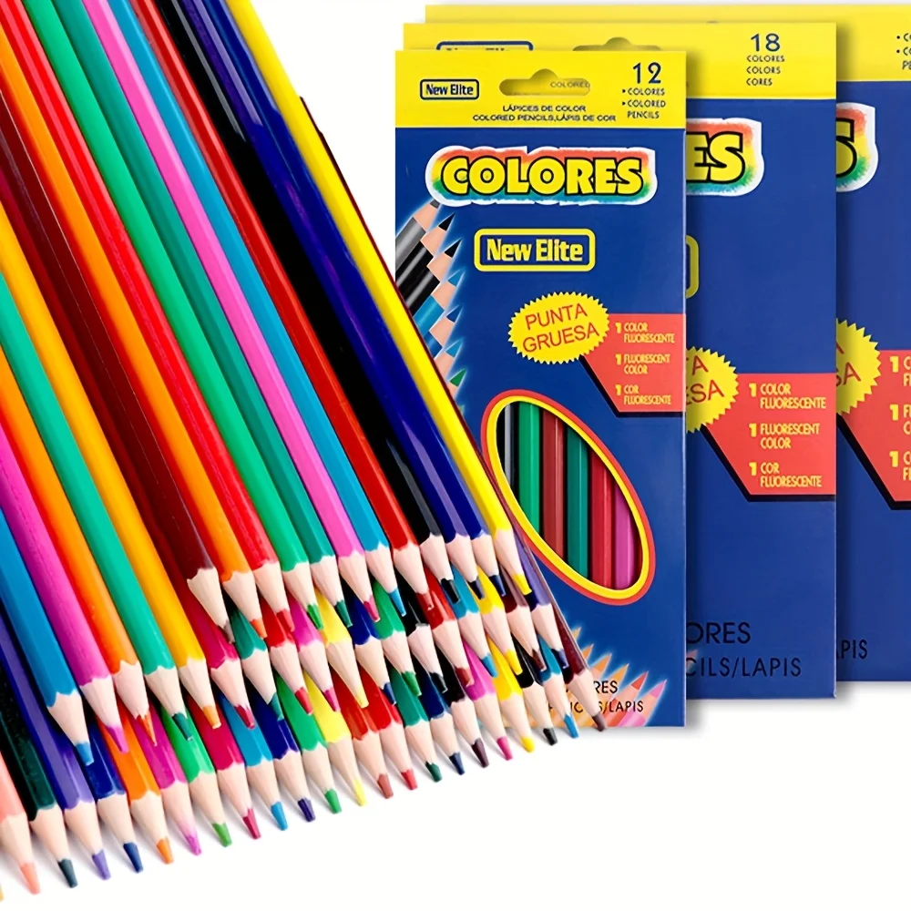6Pcs Oil Based Colored Pencils Vibrant Wax‑Oil Core Break‑Proof Soft Feel Sketch Illustration Pencils for Beginners Handcraft Pr