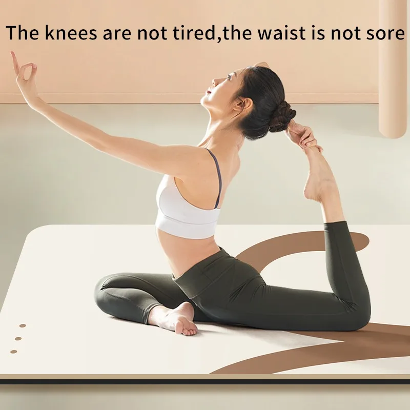 YTYIN chaud personnalisé écologique Fitness voyage antidérapant pliable polyuréthane Constellation naturelle tapis de Yoga en caoutchouc Pu