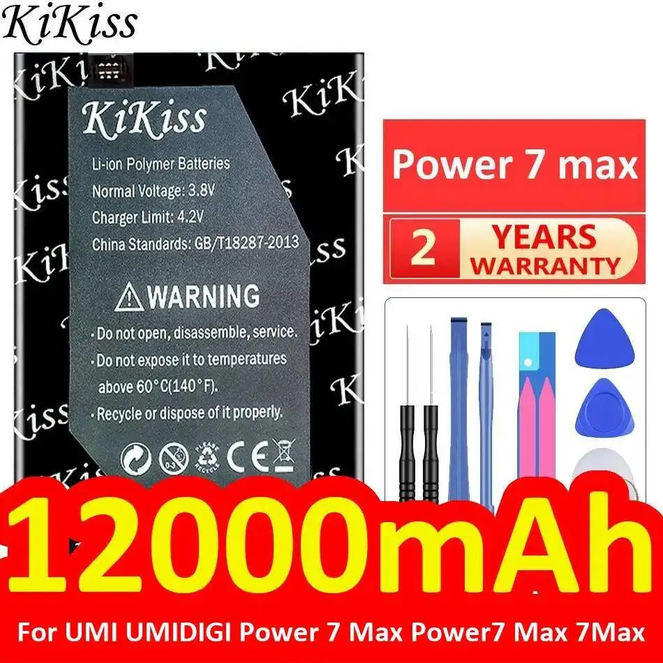 

Аккумулятор для мобильного телефона, долговечный, премиум-класса, замена для Umidigi Umi Power 7 Max, 12000 мАч