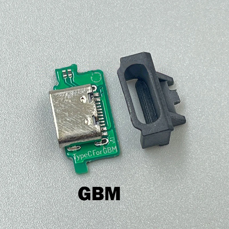 1PCS For Nintendo GBM Console Replacement Part  Charging Port Interface Connector GBM Charging Port Changed to USB Type-C