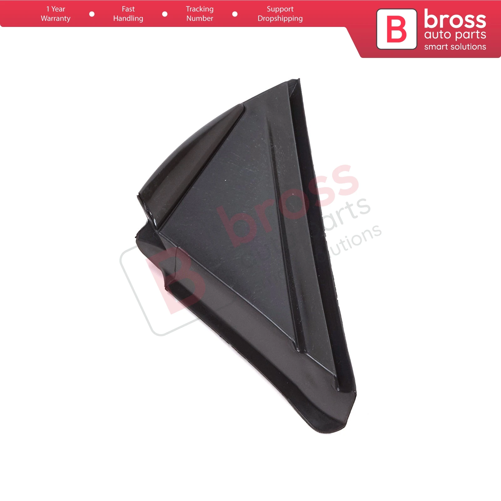 BSP1131-1 LEFT Side View Mirror Triangle Fender Corner Trim Cover for Renault Megane MK4 2016-On 638752672R