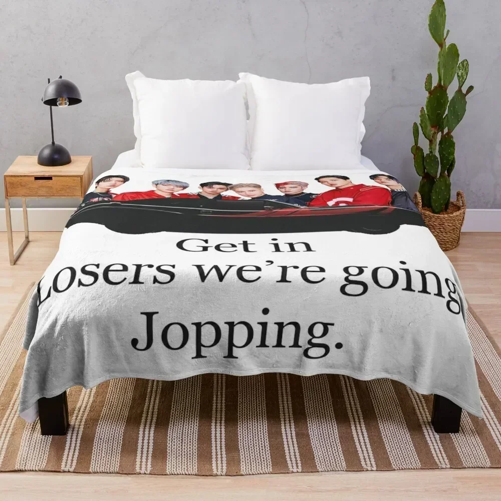 

SUPER M100 t-shirt Throw Blanket Multi-Purpose Luxury Throw Blankets Thins Summer Blankets