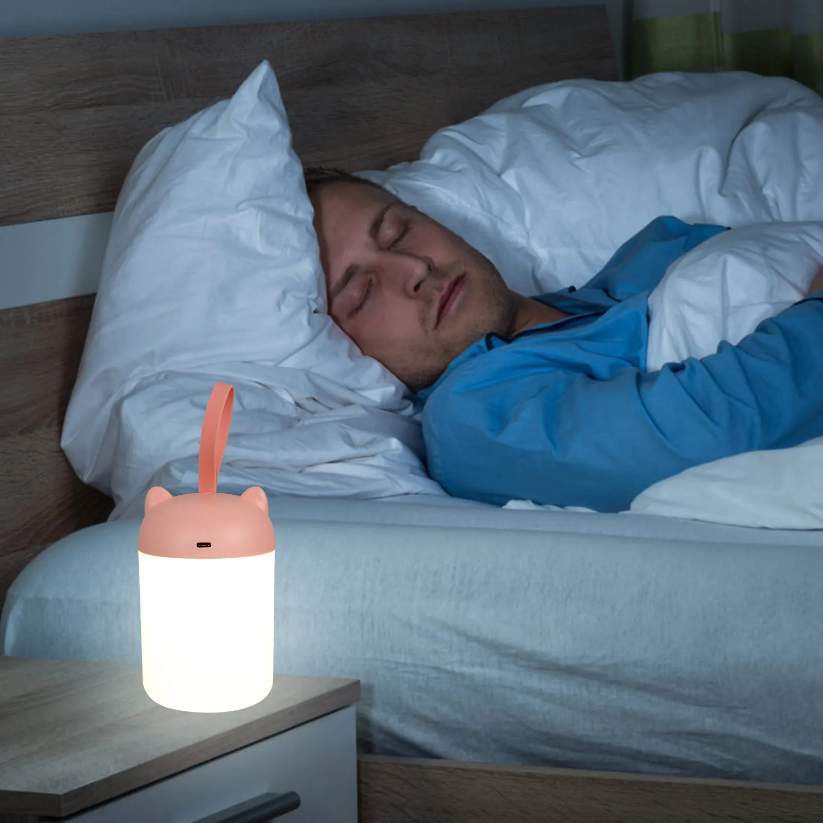 قابلة للشحن اللمس يعتم سيليكون ضوء الليل قابل للتعديل الدافئة Led مصباح للأطفال الطفل غرفة الحضانة الديكور عطلة الحاضر