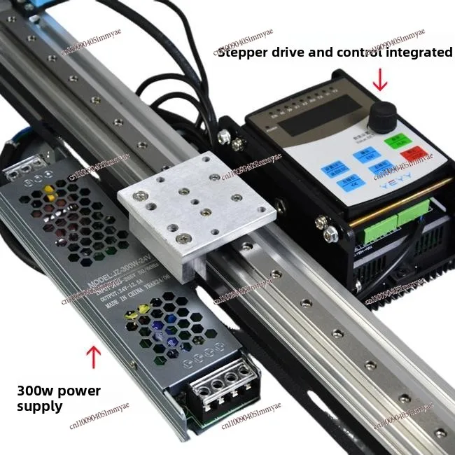 Reciprocating linear track 57 step synchronous belt transmission high precision silent slide