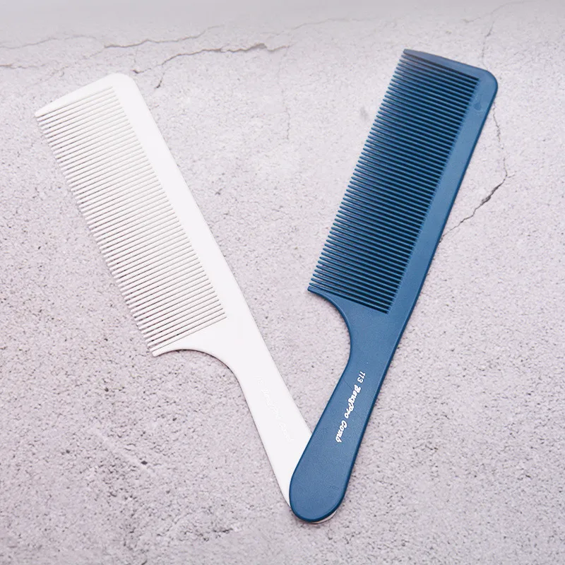 Pente de corte de cabelo profissional, antiestático, cabeça plana, pente de dente largo, escova de corte de cabelo, salão de beleza, barbeiro, acessórios de máquina de cortar cabelo