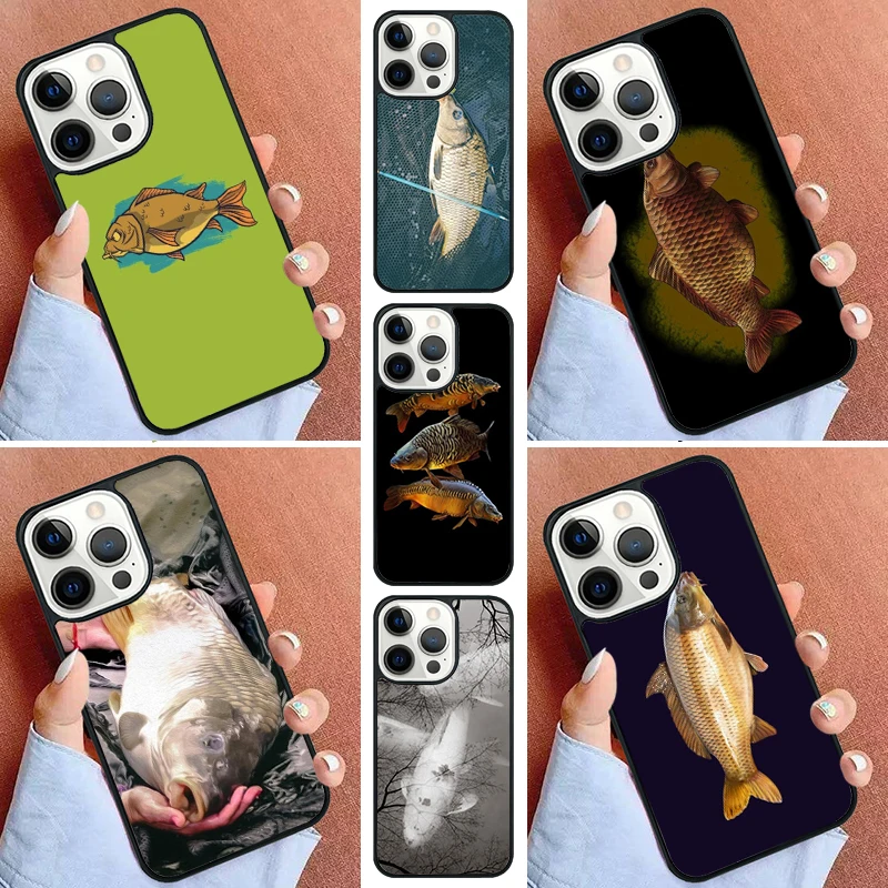 Common Carp Phone Case For iPhone 16 15 14 Pro max 11 13 12 Mini Max SE 2020 6S 7 8 Plus Cover Capa