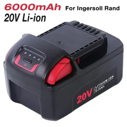 20V 5000mAh/6000mAh Li-ion Power Tools Replacement Rechargeable Battery for Ingersoll Rand BL2010 BL2012 BL2022 2022 BL2012H