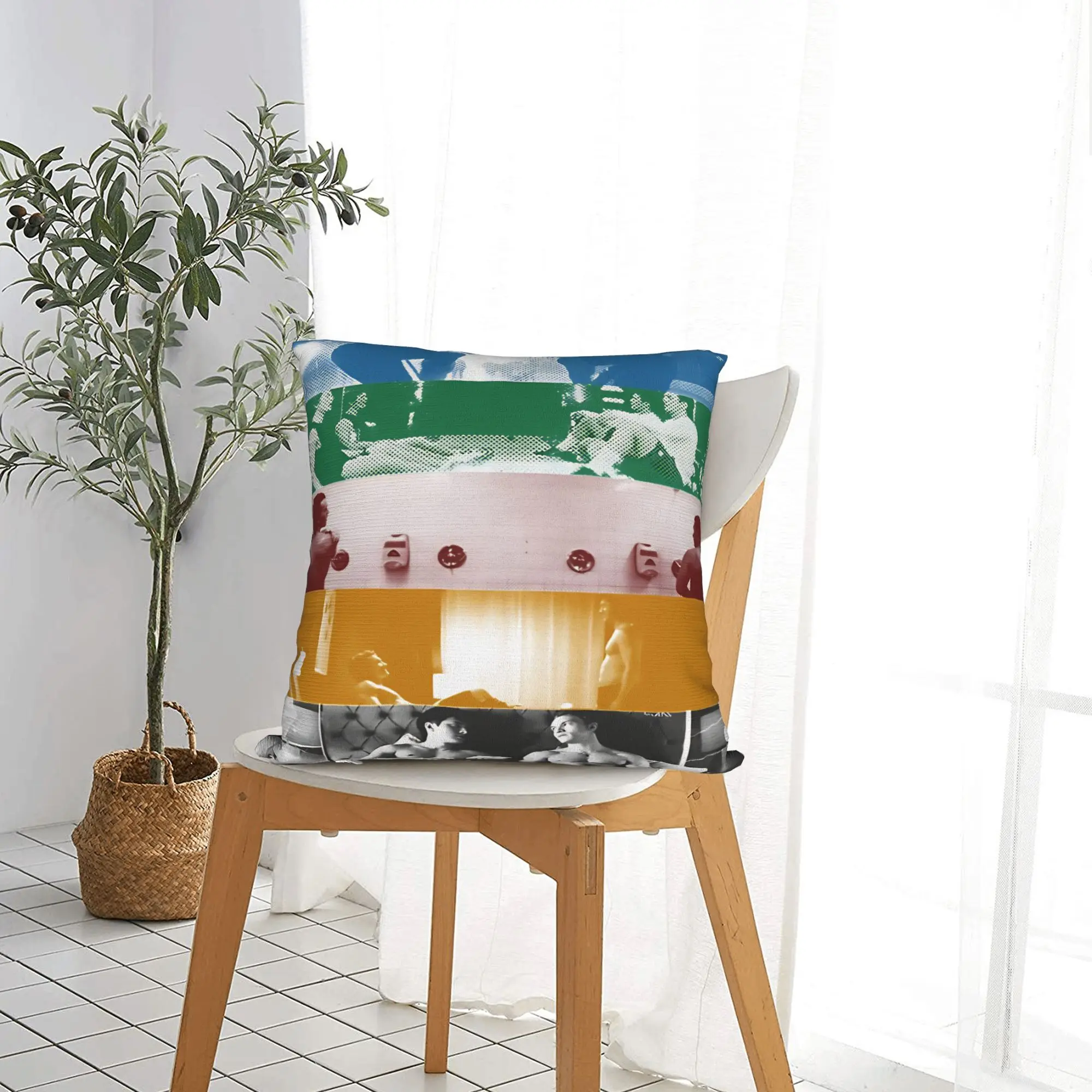 Shane Hollander & Ilya Rozanov Anime Federa quadrata per cuscino Rivalry riscaldato Fodere per cuscini Federa per auto 18 "x 18"