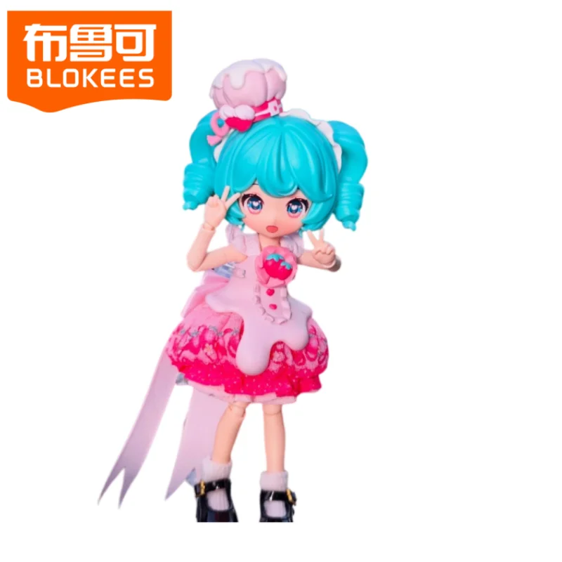 

BLOKEES В наличии: Лимитированная карта-подарок Miku Qi Yu Ji с подвижной фигуркой Мику и тематикой «Попробуем клубничный торт» – коллекционный подарок