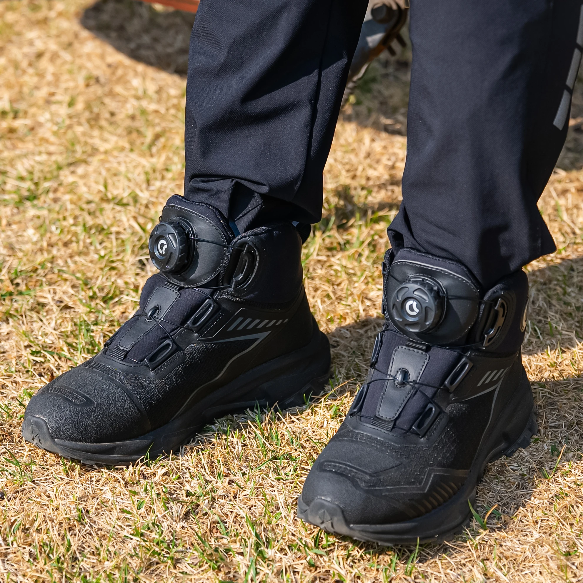 CC Protectors S302 Motorcycle Riding Boots Waterproof PORON XRD Shock Absorb BOA Quick Lock Anti Slip Work Safety Shoes