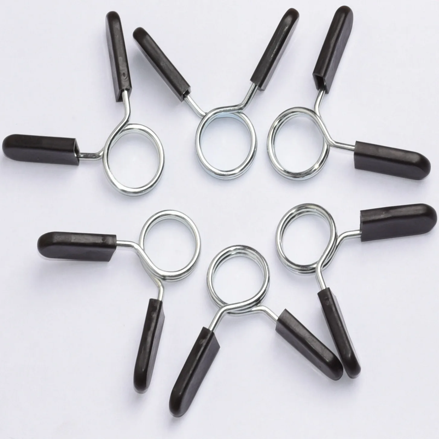 Bar dumbbell fixing clip 2.5-3.0CM fast spring anti slip clip head is stable and firm, thickened thick spring clip