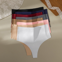 TrowBridge High Waist Women's Panties Sexy Thongs Lingerie Satin Seamless Underwear Fashion Cozy G-Strings Hot Sports Underpants