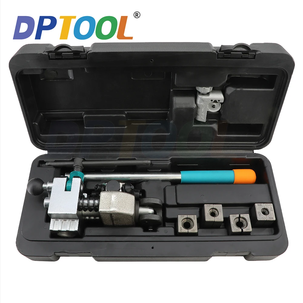 

45 Degree Professional Brake Line Flaring Tool Kit for Single, Bubble, and Double Flares, 3/16", 1/4", 5/16", 3/8" Tubing