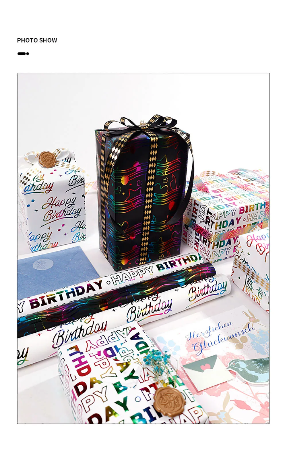 Hot Stamping Paper Coated Gift Wrapping Paper Decoration Paper Shiny For Party Decoration Diy Crafts Birthday Party