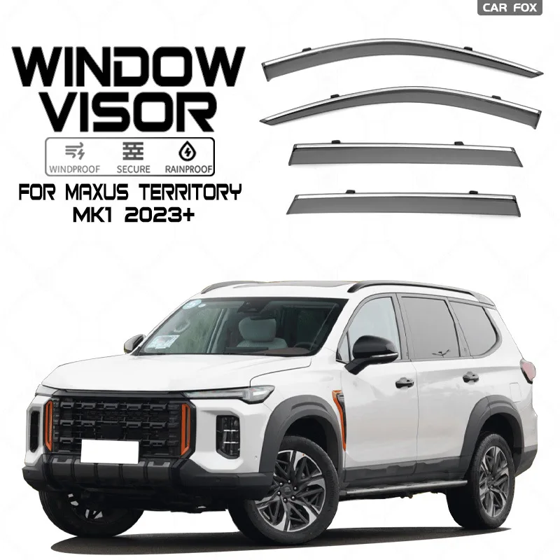 visiere-de-fenetre-de-voiture-pour-territoire-maxus-2023-abri-d'auvent-pare-brise-fenetre-laterale-pare-soleil-de-pluie-accessoires-automobiles