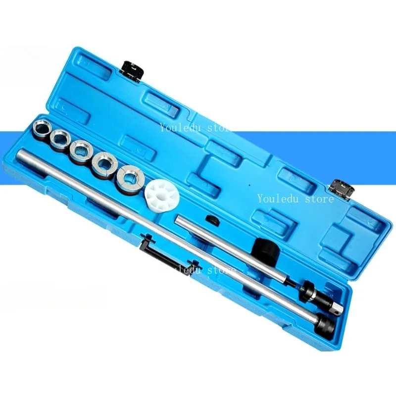 Tool set for disassembling and installing camshaft bearings of car engines, size 38-58mm