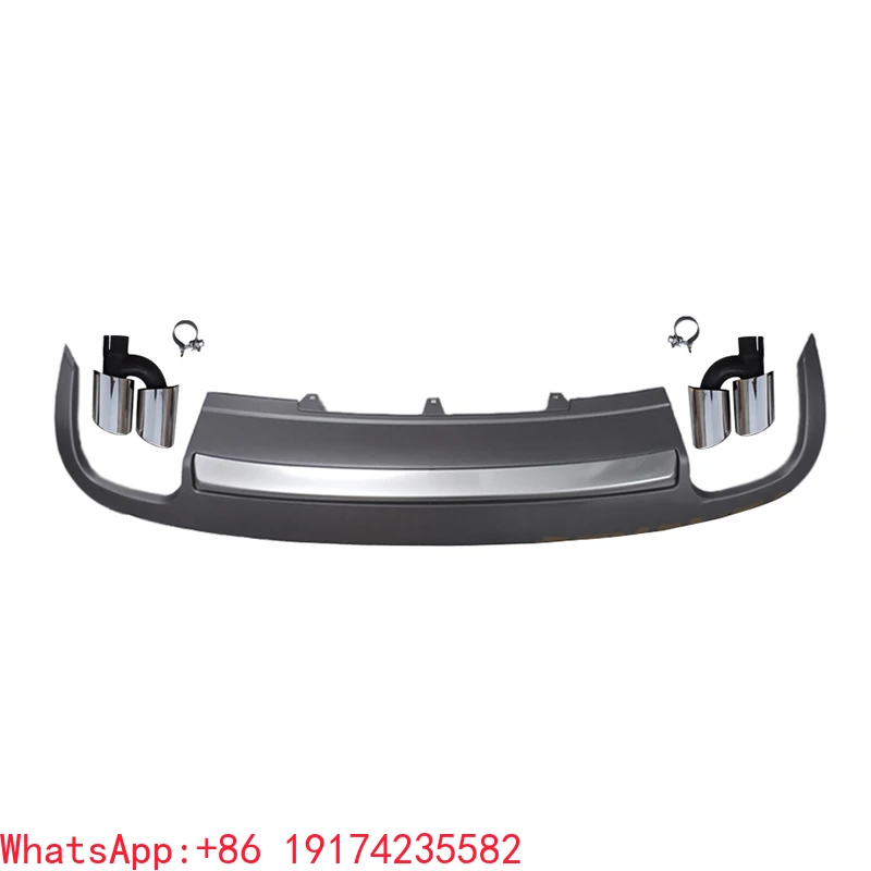 

S5 Diffuser With Tailpipe Fit for Aud A5 2 Doors Ordinary Edition Refit to Aud A5 S Line Rear Bumper Diffuser 2009 2010 2011