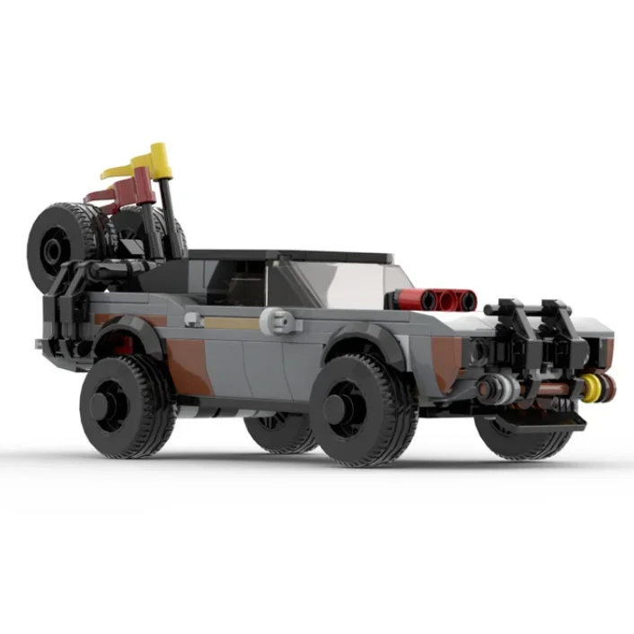 classic mad movie sci-fi film style car bricks movie blocks truck vehicle moc modified 4X4 off road war fans gift product