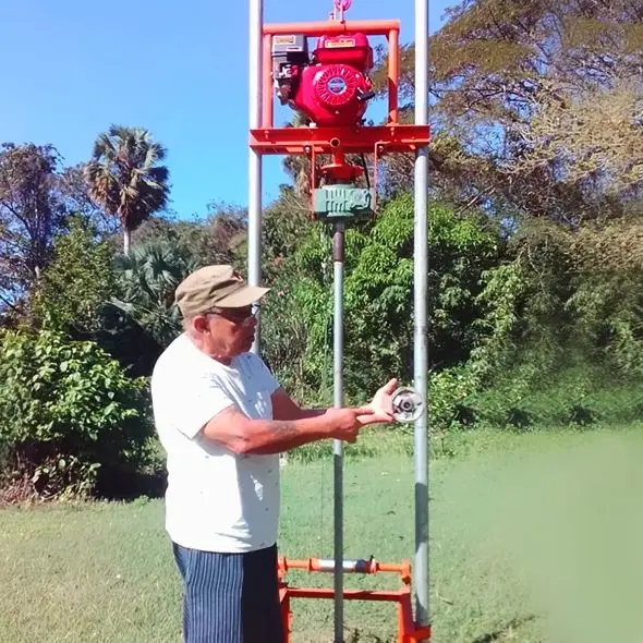 

Customized Heavy Duty Water Well Drilling Rig 25HP Diesel Hydraulic Crawler Precise Positioning 100m 150m Drilling