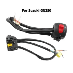 Motorcycle Handlebar Switch Set for Suzuki 250cc GN250 GN250 GN 250 Electric Start Horn Switch
