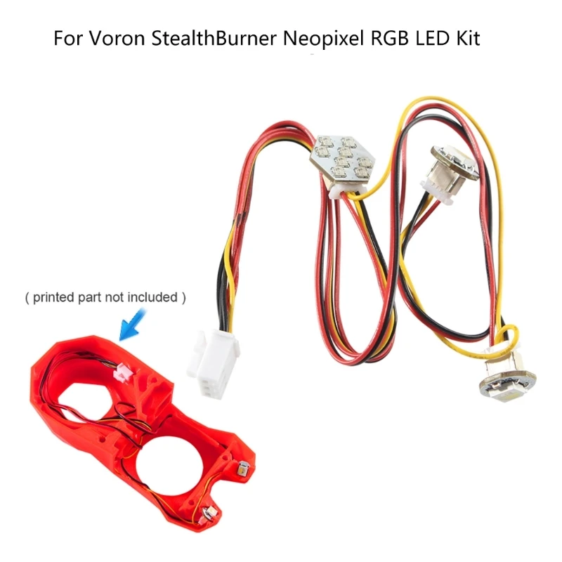 Mini Button LED Light Cable for Voron 2.4 Stealthburner 3D Printers Extruder Drop shipping