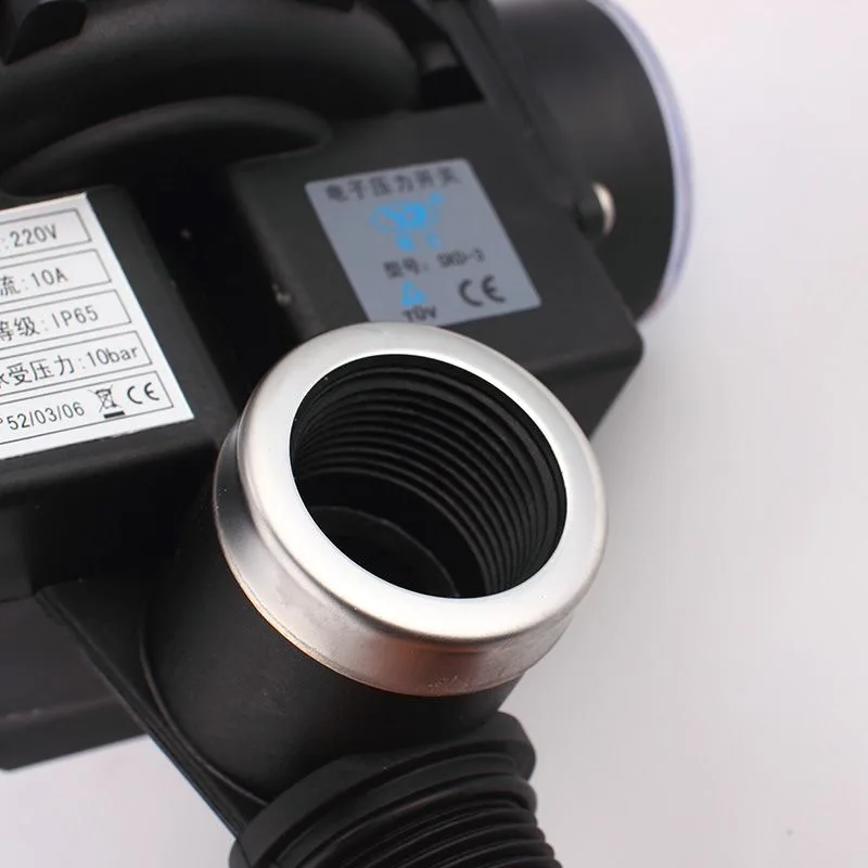 Water Pump Pressure Controller,Water Pump Automatic Controller Switch with Meter Automatic Start Stop For Water Shortage Protect