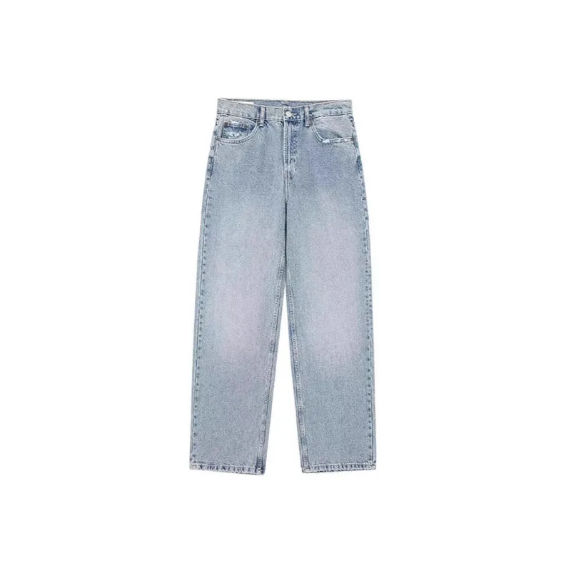 Lente 2026 Nieuwe stijl damesbroek Verontruste losse jeans Retro zak Casual stijl damesjeans