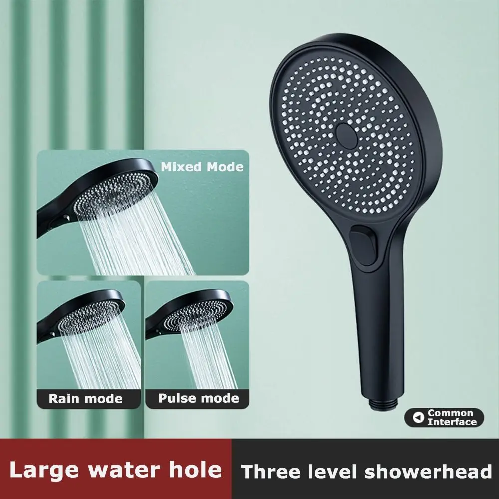 3 Modes Adjustable Shower Head High Pressure Multi-function Shower Sprayer Handheld Shower Spray Nozzle Bathroom Accessories