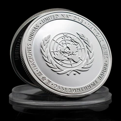 Souvenir World Peace Medal United Nations Silver-plated 1-ounce Coin Collection