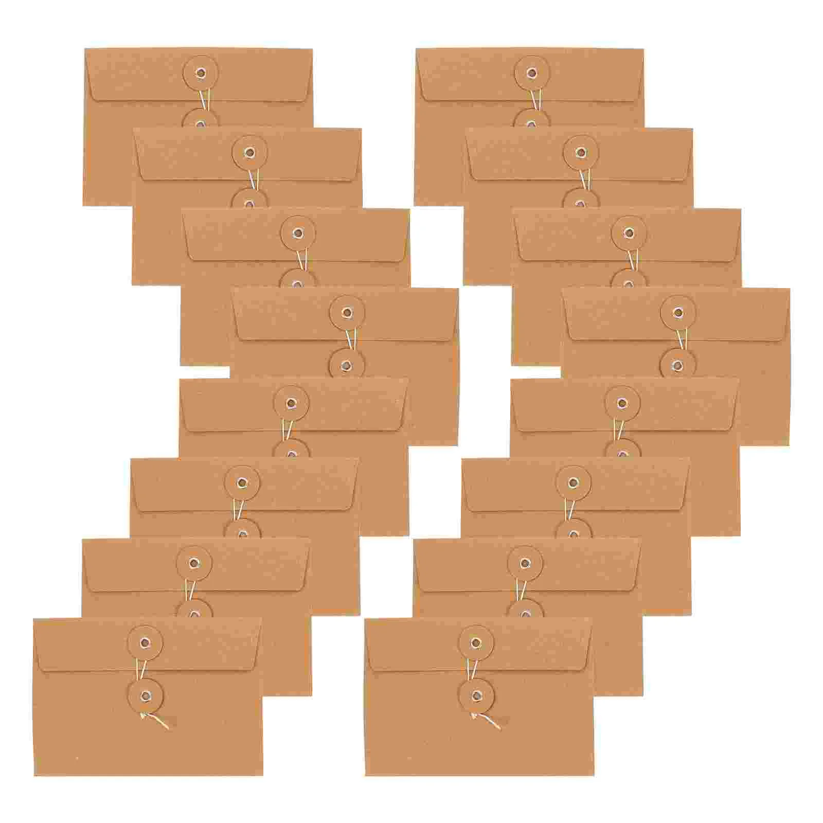 

20 Pcs Filing Kraft Envelope File Folders Invitation Envelopes for Letter Business Organizer Bag