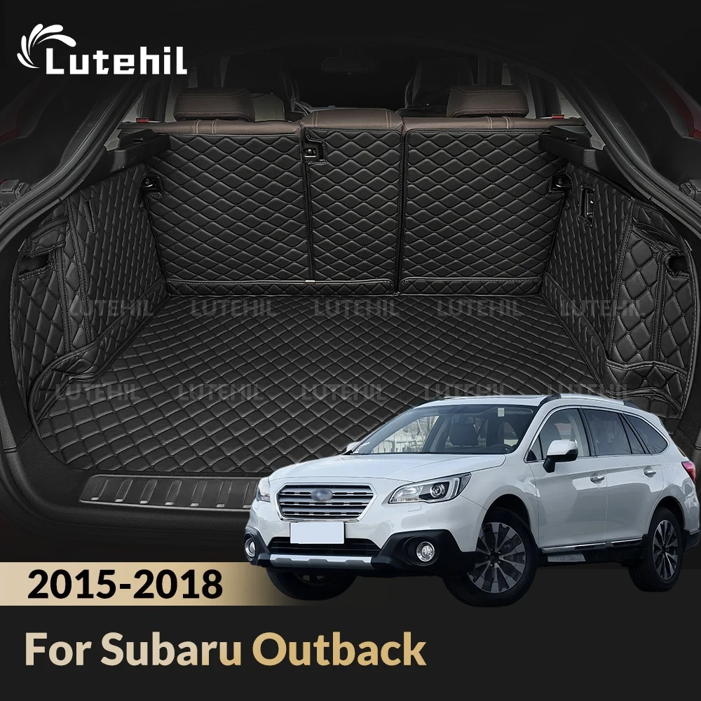 Cargo Liner For Subaru Outback 2015-2018 17 16 Car Trunk Mats Carpet With Backrest Protectors Cargo Mats Accessories Waterproof