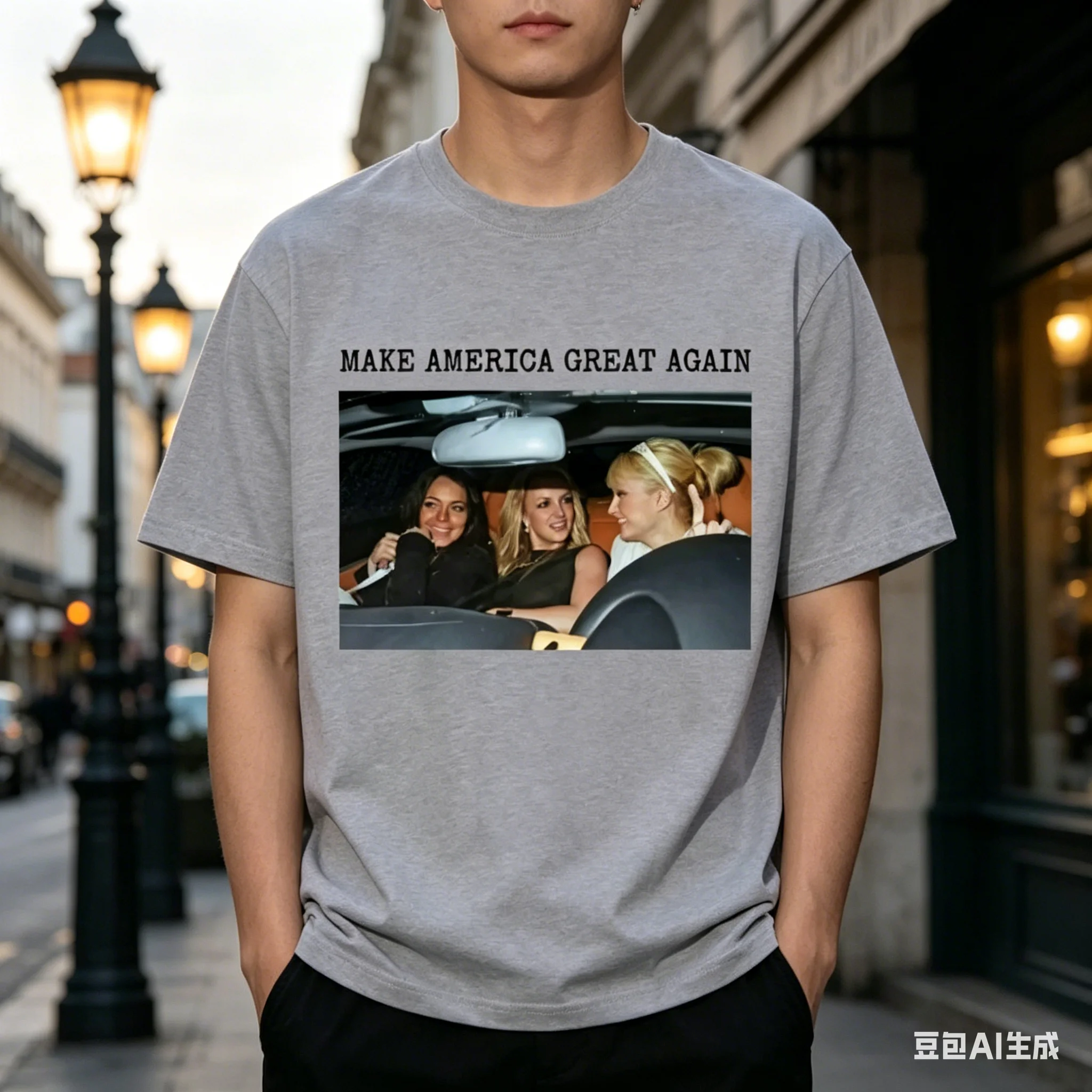 Make America Great Again T-shirt Britney Lindsay Paris Hilton Spicy Girl Graphic T Shirt Unisex Fashion Trend Aesthetic T-shirts