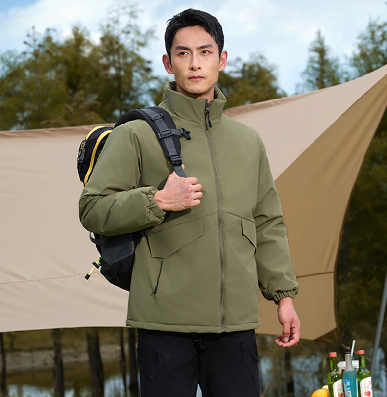 2024 Waterproof Jackets For Men Outdoor Hiking Trekking Jacket Casual Spring Windbreaker Military Field Jacket Mens Coat Outwear