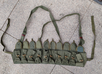 GENUINE ORIGINAL VIETNAM WAR Era CHINESE ARMY SKS TYPE 56 SEMI AMMO CHEST-RIG BANDOLIER with stamp Made in 1978s