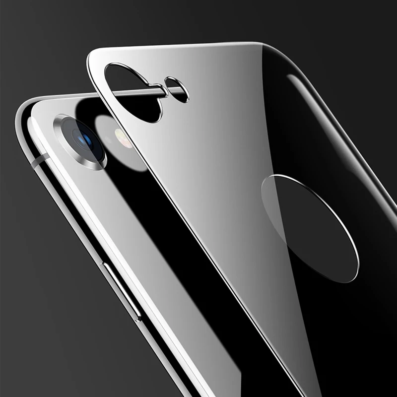 9H задняя пленка из закаленного стекла для iPhone 7 8 Plus XR X XS 11 12 13 Pro MAX, полное покрытие, защитная пленка для экрана, защита от царапин