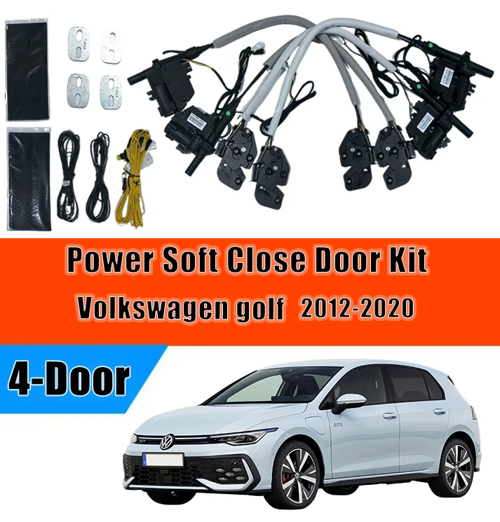 XCAR For Volkswagen Golf 2012-2020, Automatic Door Closing System with Electric Soft Close and Suction Lock