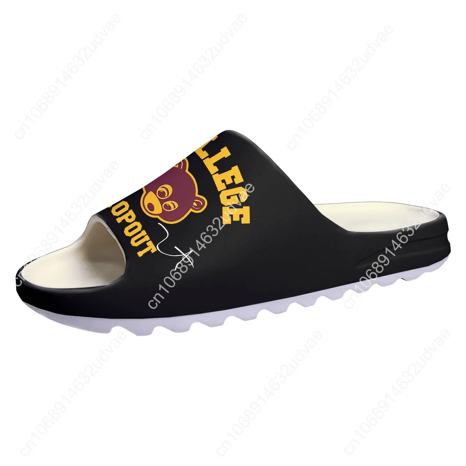Kanye West Custom Made Soft Sole Sllipers Home Clogs Step On Water Shoes Mens Womens Teenager Bathroom Beach Step In Slliper