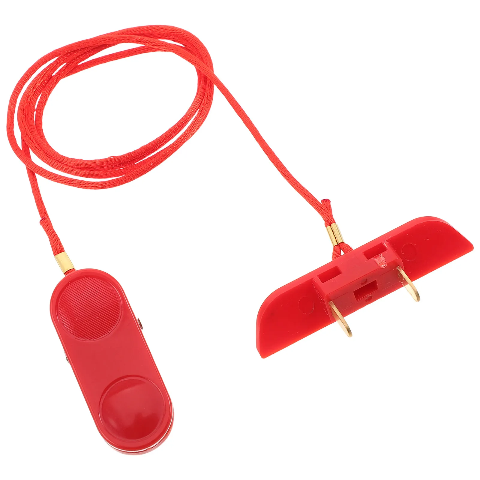 Clé de sécurité universelle à double broche pour tapis de course, interrupteur d'arrêt d'urgence, clé de sécurité magnétique de remplacement, pour salle de sport à domicile et machine de course.