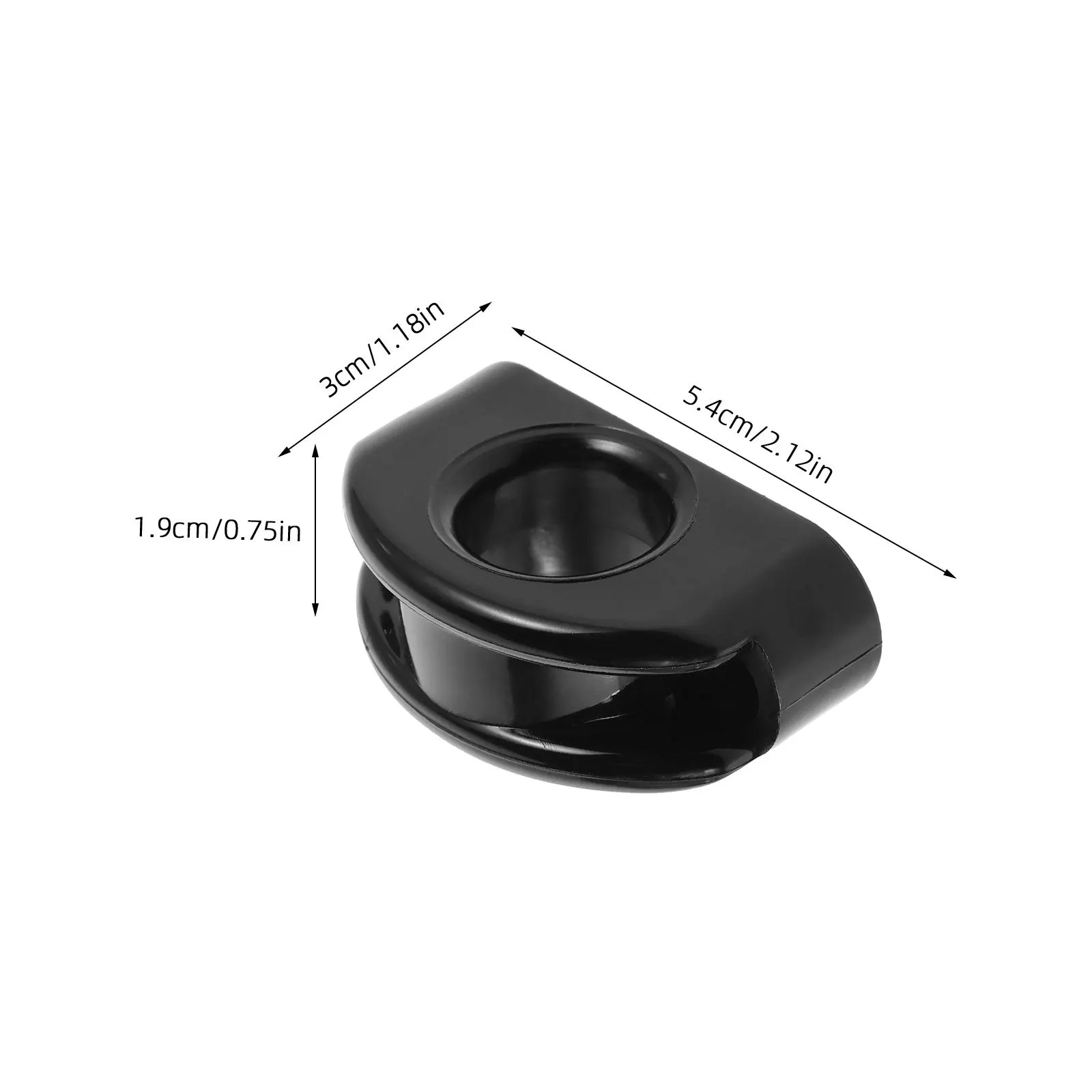 Guide de poulie en Nylon, 2 pièces, bloc de poulie à fonctionnement fluide marin pour bateaux de Kayak, Yacht, accessoires de pêche, Kit de chariot