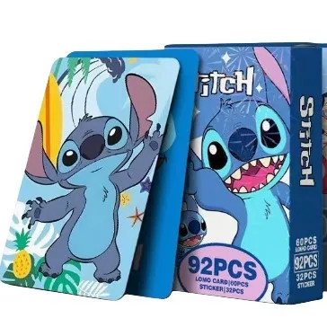 

92pcs Stitch Animation Cards Anime Animation Laser Box Surrounding LOMO Small Card