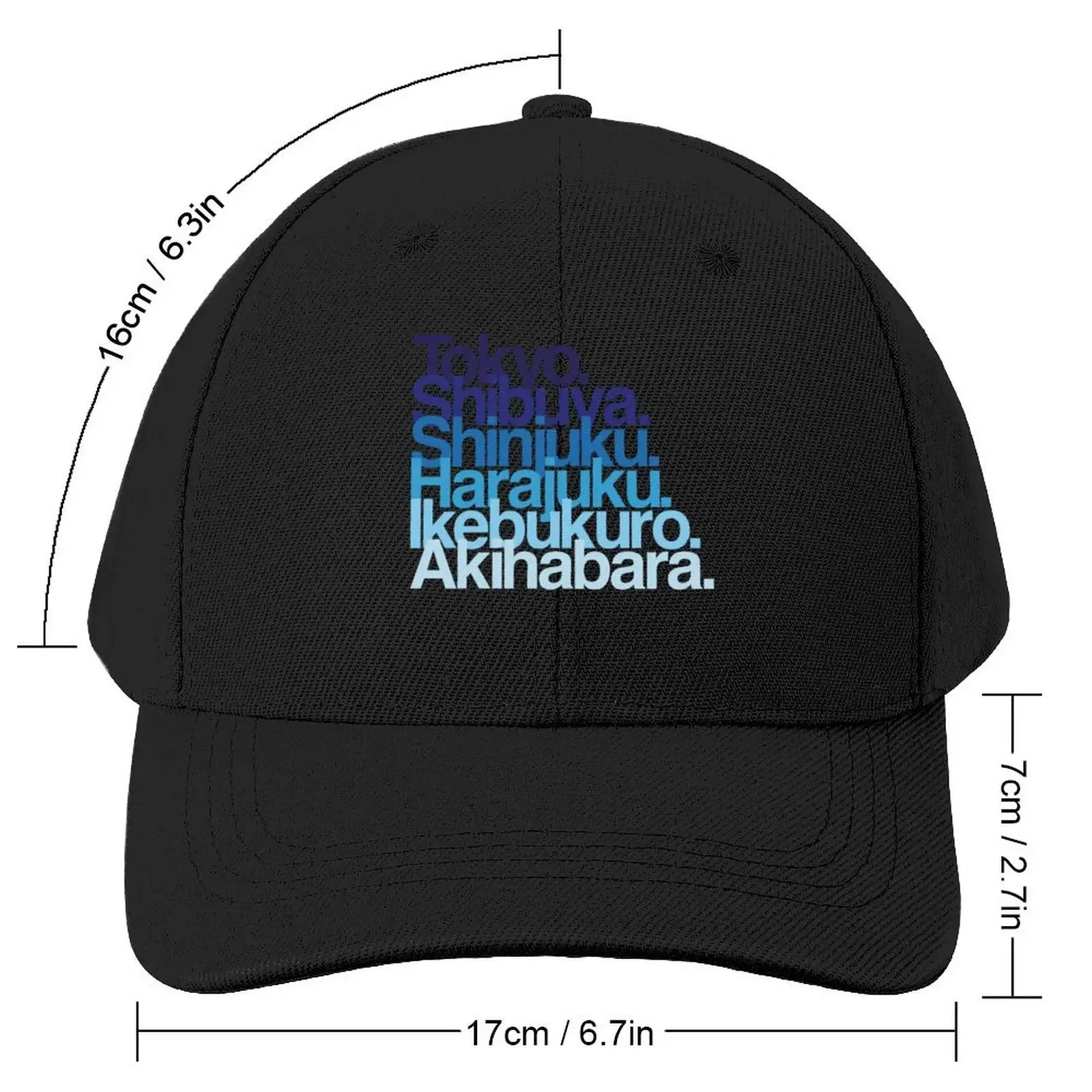 Tokyo Districts (blues) Baseball Cap Luxury Man Hat Streetwear Kids Hat funny hat Women's Hats For The Sun Men's