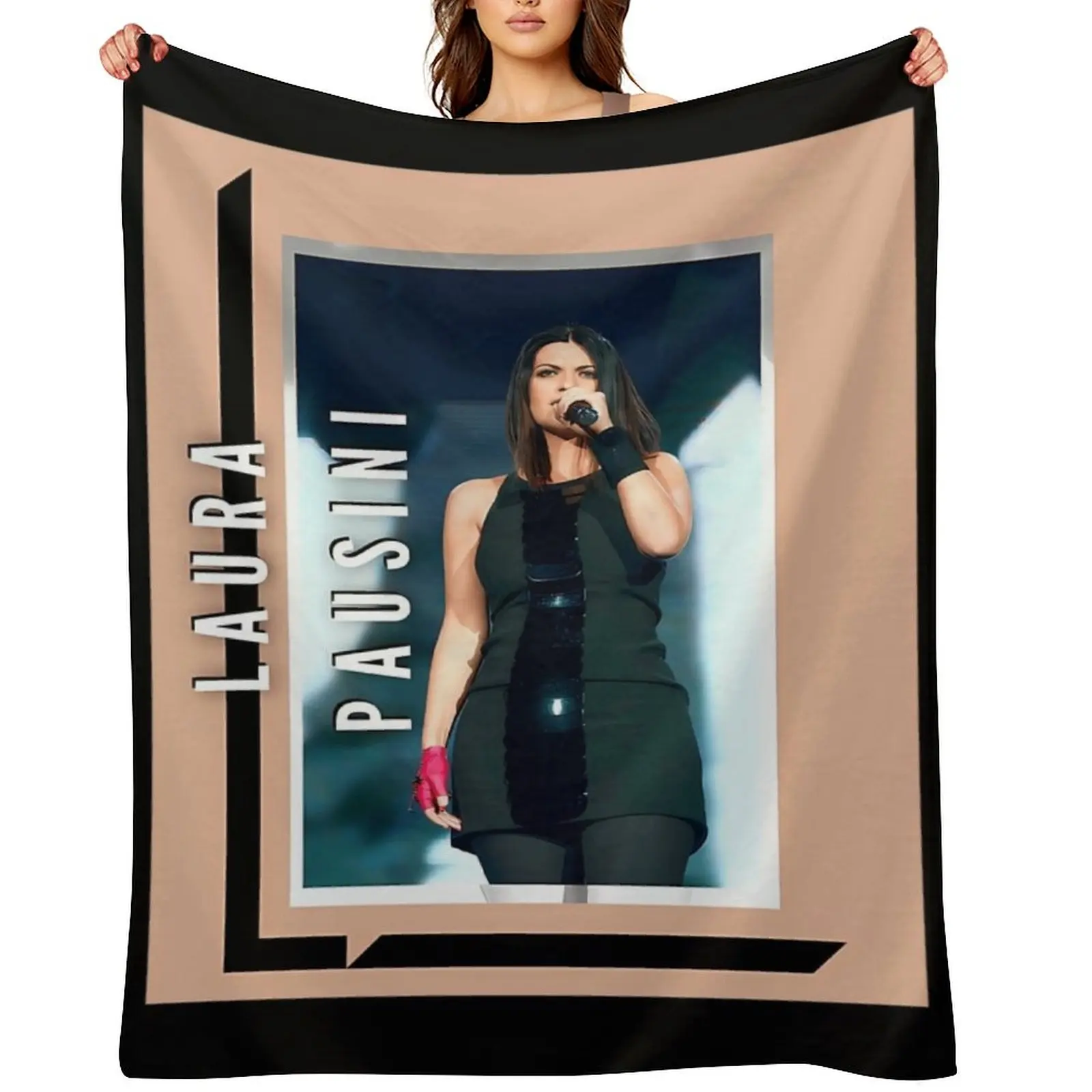 

Laura Pausini (2) Throw Blanket halloween Soft Plush Plaid Plaid on the sofa warm for winter Blankets