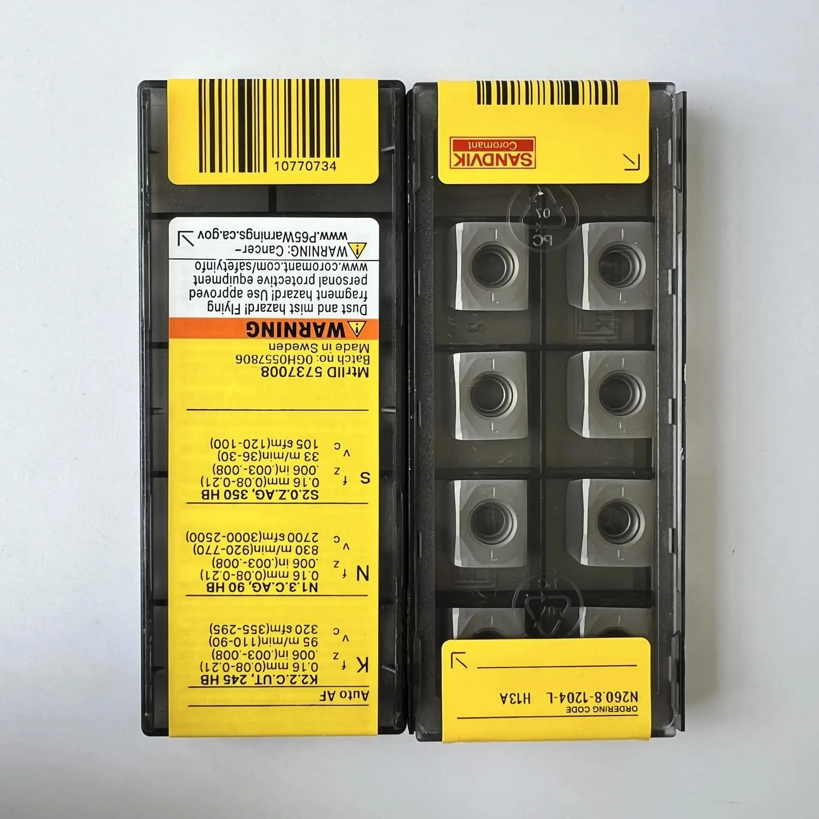 

N260.8-1204L H13A / твердосплавное лезвие токарного станка с ЧПУ, 10 шт.
